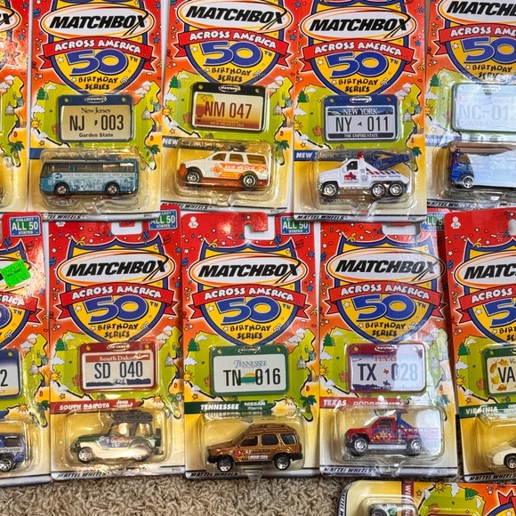 Matchbox Across America 50th Birthday Series, 41 die-cast cars NIP.  2001. - Picture 6 of 16